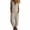 #01 Beige 【Mix & Match: Stock Up on Your Favorite Colors】, variant on Women's Sleeveless Hooded Button Down Jumpsuit Overalls, Cotton Soft Fabric, Multi Functional Pockets Loose Fit, Casual Denim Style Romper for Travel Work | TruHer,Yellow M