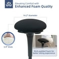 thumbnail image 5 of HOMCOM Adjustable Active Standing Stool with Rocking Motion, Black, 5 of 8