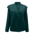 thumbnail image 3 of Chaqueta de solapa de manga larga holgada informal de pana de Color sólido para mujer a la moda Fridja BV0+552, 3 of 5