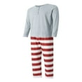 thumbnail image 3 of Ensembles de Pyjamas d'Automne à Manches Longues O Hauts de Cou + Pantalons à Rayures Ou Combinaison à Manches Longues, 3 of 8