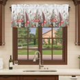 thumbnail image 6 of Mushrooms Country Curtain Valances for Windows, Kitchen Valance Window Treatments Panel 2 Pack, Leaves Botanical Pastoral Plants Rod Pocket Short Curtains for Bathroom Bedroom 42 x 18 Inch, 6 of 8