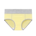 thumbnail image 1 of B91xZ Culottes Hipster pour Femmes Grande Taille en Coton Extensibles Confort sous-Vêtements Hipster, Jaune XXXXXL, 1 of 4