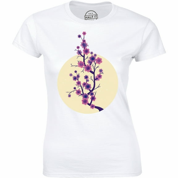 A Beautiful Tree Branch With Flowers Under The Sun Women's Gift T-Shirt