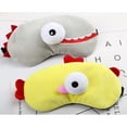 thumbnail image 4 of Coofit Eye Sleep Cover Cartoon Unisex Plush Sleep Eyeshade Eye Sleep Mask with Ice Pack, 4 of 9
