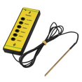 thumbnail image 2 of Comprobador de voltaje de cercas yuxing Energizador solar eléctrico amarillo negro, 2 of 5