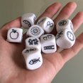thumbnail image 4 of 9PCS Game Dice Creative Fashion Acrylic Dice Table Game Dice for Storytelling, 4 of 5