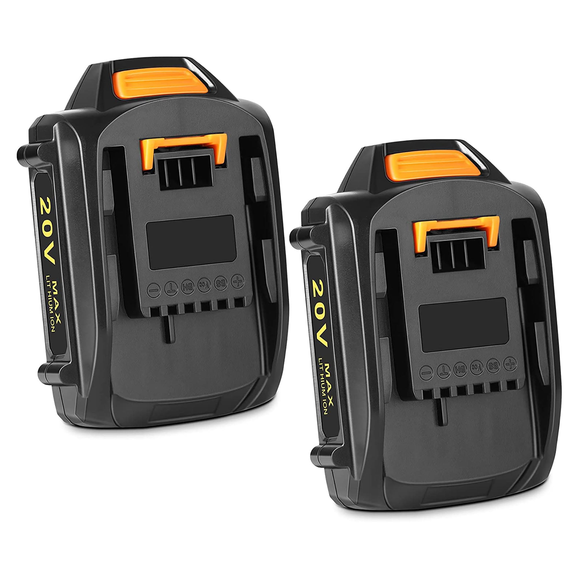 VANON 20V 4.0Ah Replacement for Worx 20V Battery WA3520 MAX Lithium ion  WG151s WG155s WG251s WG540s WG890 WG891,2Pack 
