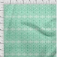 thumbnail image 4 of oneOone Polyester Spandex Sea Green Fabric Asian Block Print Traditional Motif Fabric For Sewing Printed Craft Fabric By The Yard 56 Inch Wide, 4 of 4