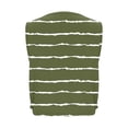 thumbnail image 4 of Womens Stripe Workout Tank Tops, Side Slit Loose Fitting Athletic Sleeveless Yoga Tank Blouse Sports Casual Green M, 4 of 8