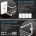 thumbnail image 3 of shiyou-Spice Rack Organiser, 2-Tier Spice Shelf Storage Racks Wall Mounted for Kitchen Cabinet Pantry Door, 3 of 4