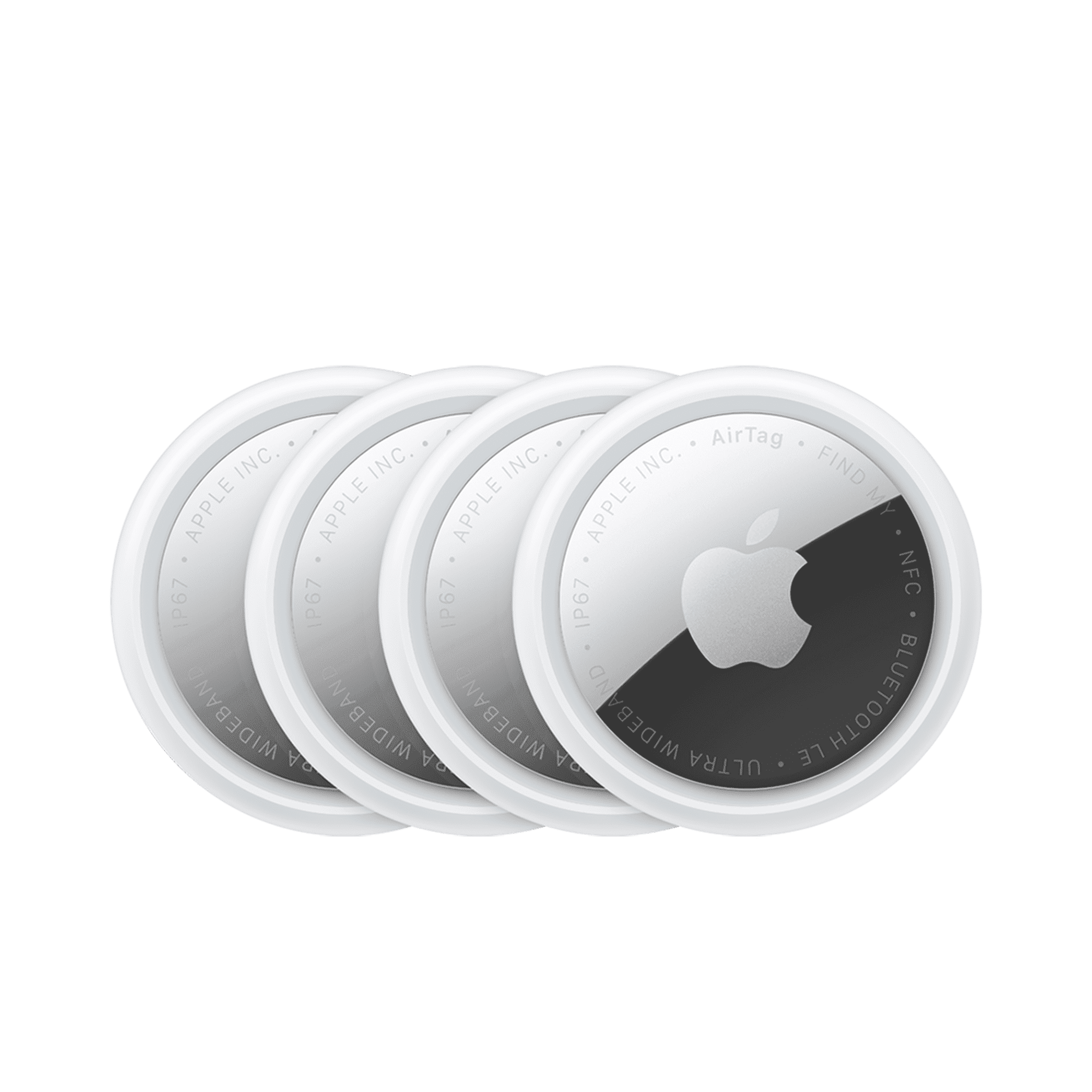 Apple AirTag (2nd Generation) – 4 Pack Item Trackers, Precision Finding up to 1.5× Range, Key, Wallet & Luggage Finder, One-Tap Setup