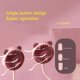 thumbnail image 4 of Portable Neck Fan Dual Head Bendable Wearable USB Rechargeable Hand Free Mini Hanging Fan for Office Travel Russet Red, 4 of 5
