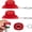 Red, variant on White Cowboy Hat Keychain Beer Opener, Western Rustic Cap Lifter Tool, Portable Novelty Bar Gadget for Home Bar, Camping, Tailgate Parties, Daily Carry
