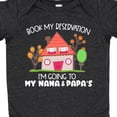 thumbnail image 4 of Inktastic Book My Reservation I'm Going to My Nana and Papa's- House Boys or Girls Baby Bodysuit, 4 of 5
