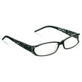 thumbnail image 3 of M Readers Eva Black +1.25 Reading Glasses with Case, 3 of 6