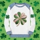 thumbnail image 5 of TaTaai St Patrick's Day Casual Women's Color Block Long Sleeve Round Neck Shirt, Fashion Comfort for Holiday Daily Wear Gift, 5 of 5