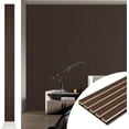 thumbnail image 4 of Wood Slat Acoustic Panels for Wall and Ceiling - Fluted Sound Absorbing Panel with Wood Finish - Walnut, 4 of 6