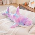 thumbnail image 3 of 30/45/60/80cm Cute Sharks Plush Toy Giant Stuffed Animal Super Soft Hugging Toy Sofa Car Decor, 3 of 5