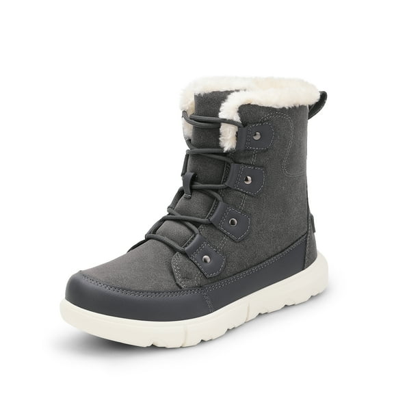 BURUDANI Women’s Winter Ankle Boots Cozy Faux-Fur Anti-Slip Snow Boots for Cold-Weather City Walks