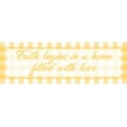 thumbnail image 2 of Prime, Marcus 32x13 White Modern Wood Framed Museum Art Print Titled - Faith Begins 1, 2 of 4