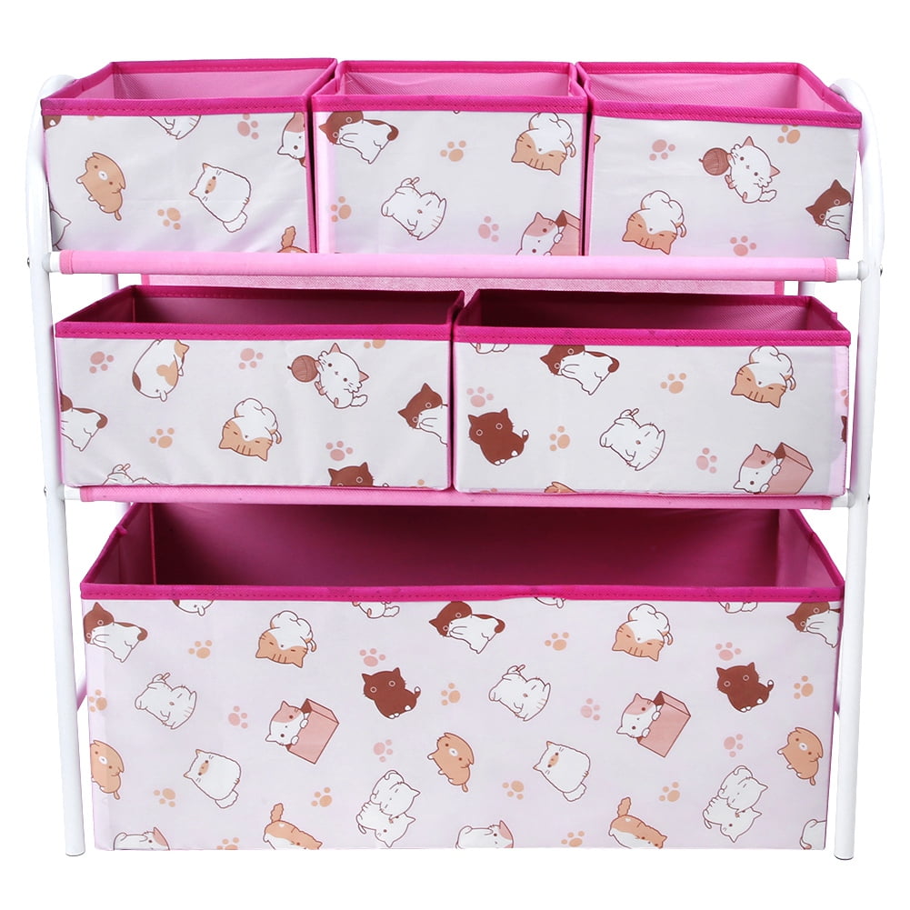 Mgaxyff Children Toy Storage Box Kids Storage Strong Bearing