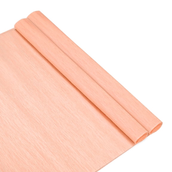 Uxcell 2-Pack Crepe Paper Rolls 8.2ft x 20 Soft Paper Streamer Sheet Decorative Craft Streamer [Dark Champagne]