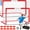 Red, variant on Soccer Goal  2 Of 6'x4' Goals For Backyard Set Portable Pop Up Net Practice Equipment With Ball Cones Sports Outdoor Games Yard Play