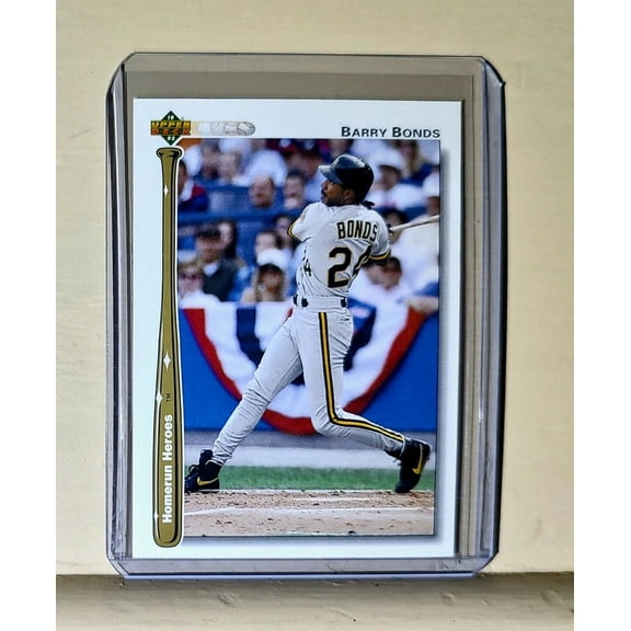 1992 Barry Bonds Upper Deck Baseball Card #HR21