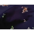 thumbnail image 5 of oneOone Cotton Poplin Navy Blue Fabric Florals Sewing Craft Projects Fabric Prints By Yard 56 Inch Wide, 5 of 6