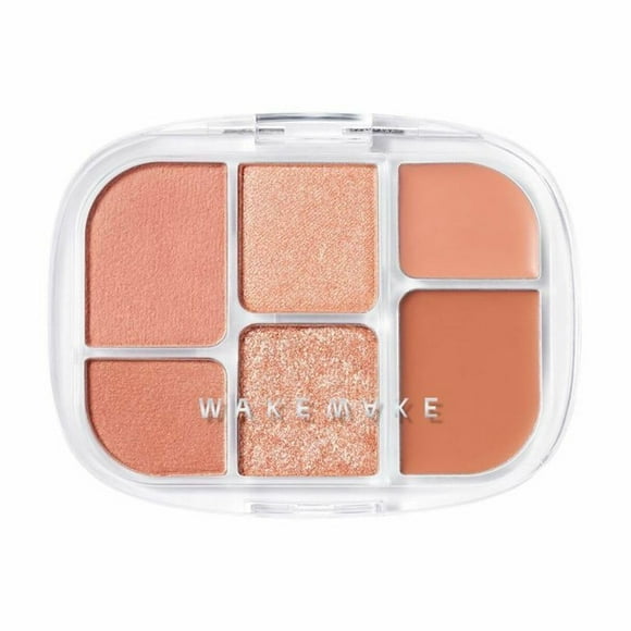 Paleta de sombras suaves y translúcidas - 01 Coral Hertz de Wakemake para mujer - 0.22 oz Maquillaje