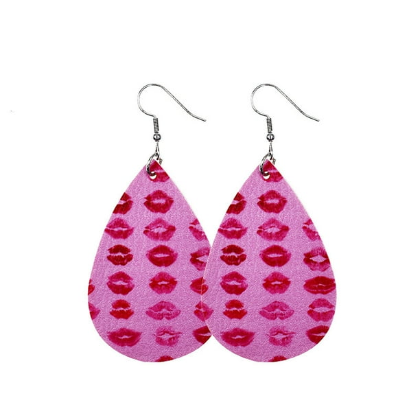Pendientes para mujer, regalos para mujer, pendientes para mujer, pendientes de fiesta con forma de lágrima y corazón, regalo de San Valentín, pendientes para mujer.