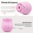thumbnail image 6 of Clitoris G-Spot Nipple Anal Vibrating Rose Vibrator, Clitoris Vagina G-Spot Nipple Vibrator Automatic Simulation, Anal Prostate Vibration Stimulation Massage Make Couples Fun Happy Adult Gay Sex Toys, 6 of 9