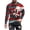 Black, variant on Hanes Merry Christmas Gnome Shirt for Men Long Sleeve Christmas Tree Santa Claus Graphic Holiday Top Gym Running T-Shirt-Red M