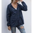 thumbnail image 1 of Chaquetas de lluvia para mujer, impermeable para mujer, cortavientos con capucha, impermeable para mujer, diseño revolucionario, 1 of 5