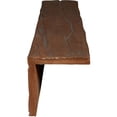 thumbnail image 3 of 6"W x 4"H x 20'L 2-Sided (L-beam) Riverwood Endurathane Faux Wood Ceiling Beam, Pecan, 3 of 17