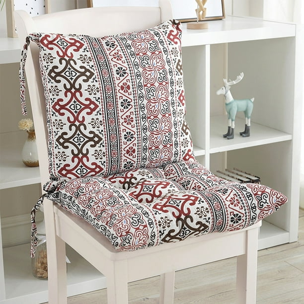 32x16 in. 1/2 Pack 6 Colors Chair Seat Back Cushion Set, Removable Soft
