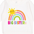 thumbnail image 3 of Inktastic Family Big Sister with Rainbow Toddler Sweatshirt, 3 of 4