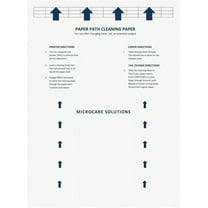 Laser & inkjet Printer Cleaning Sheet (8.5 x 11") 10 Sheets