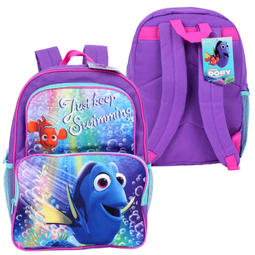 New kids Disney Finding Dory Ocean Adventure Awaits School Backpack 12" 