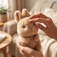 thumbnail image 5 of Adorable Bunny Rabbit Plush Toy Cute Soft Huggable Stuffed Animal Bedtime Companion Travel Comfort Home Decor Birthday Holiday Gift for kids adults, 5 of 5