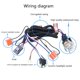 thumbnail image 4 of 12V Arnés de relé Led H4 para lentes de proyector bi-led, bombillas Led, cableado de Cable de enchufe H4, 4 of 5