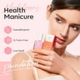 thumbnail image 4 of modelones Nail Strengthener, Sparkle Pink Nail Natural Concealer Foundation Polish Air Dry Nail Growth Polish for Damaged Nails Imperfection Masking Gifts for Women 15ml, 4 of 9