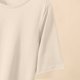 thumbnail image 4 of Neewe Womens Blend Cotton Plain Tops Summer Casual Fitted T Shirt Half Sleeve Loose Comfy Tee Daily, 4 of 7