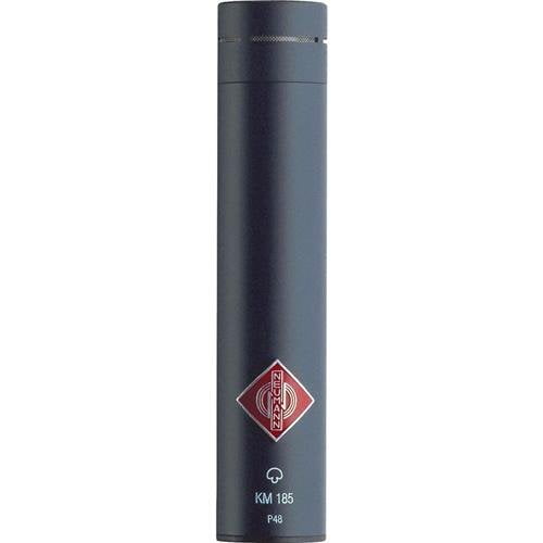 Neumann KM 185 Hypercardioid Microphone, 20Hz - 20kHz Frequency Response, 50 Ohms Output Impedance, Black