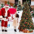 thumbnail image 3 of Patiojoy 7ft Pre-lit Christmas Tree Artificial Christmas Tree Includes 350 LED Lights & 1178 Branch Tips, 3 of 10