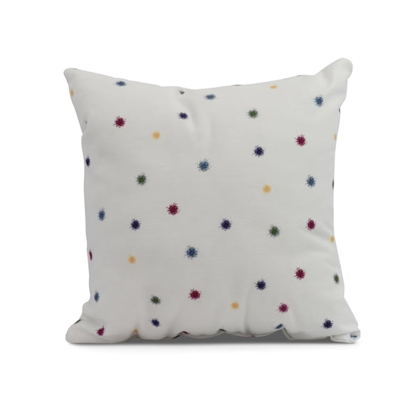 Simply Daisy, 16 x 16inch,Veggie Dots Decorative Pillow,Green