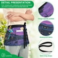 thumbnail image 4 of Yayeee Waist Apron with Pockets for Cooking Waterproof Half Server Aprons, Purple Street, 4 of 7
