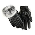 thumbnail image 2 of Ashirexll Winter Gloves Women, Warm Gloves, Screen Leather Gloves Windproof Versatile for Cycling and Shopping, 2 of 7
