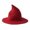Red, variant on Stibadium Halloween Witch Hat for Women Wide Brim Foldable Pointed Cap for Halloween Party Costume Accessory