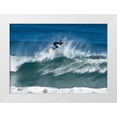 thumbnail image 3 of Lee Peterson 18x14 White Modern Wood Framed Wall Art Titled - Surfing III, 3 of 5